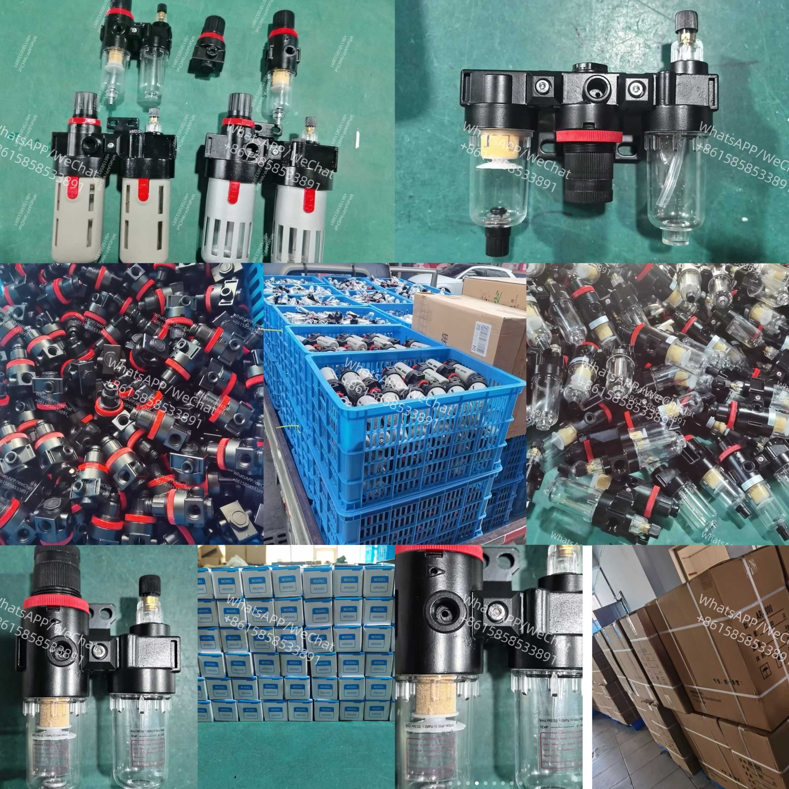 AC、BC Series F.R.L Combination lubricator regulator air treatment units