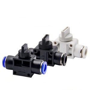 Hvff Series Plastic Hand Valve Air Flow Regulating Male Speed