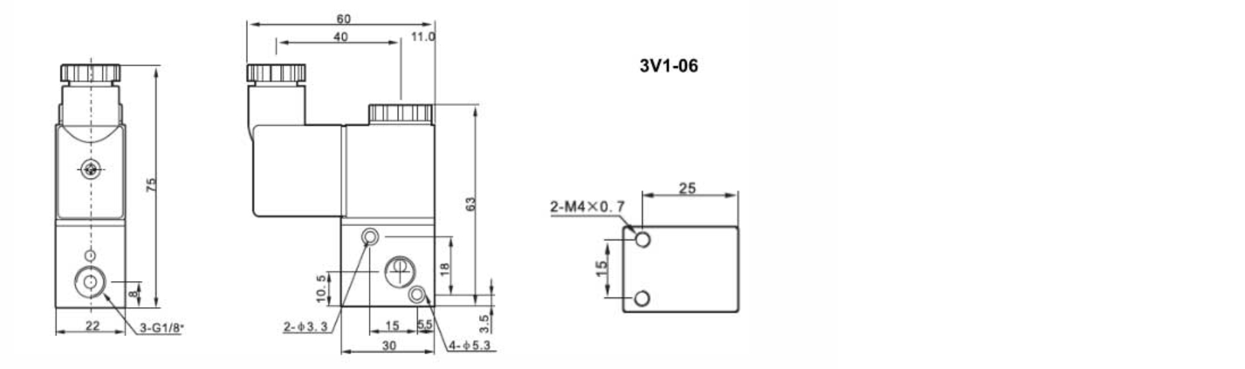 3V1 Series3v1-06 Solenoid valve