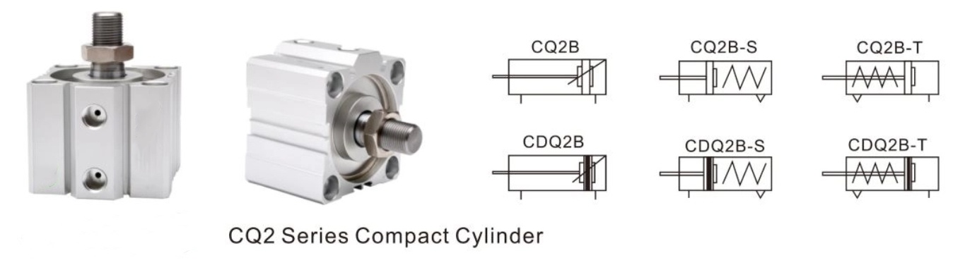 CQ2 series compact cylinder symbol