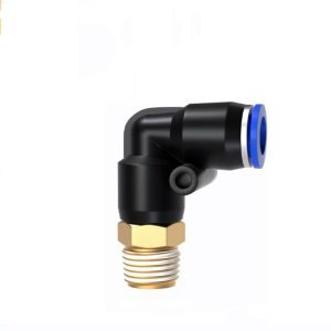 Pl Plastic Brass Male Elbow Connector Pneumatic One Touch in Air Fitting