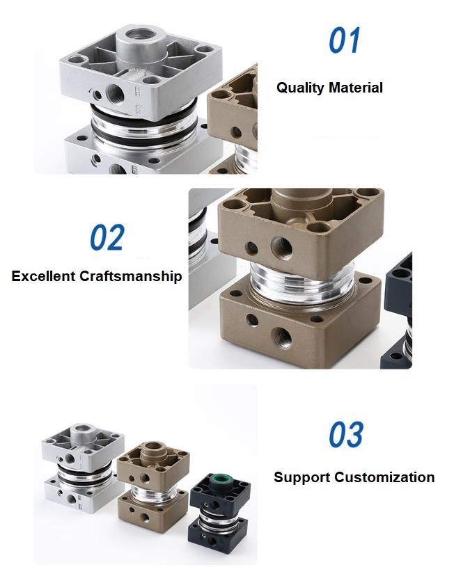 pneumatic cylinder front cover rear cover