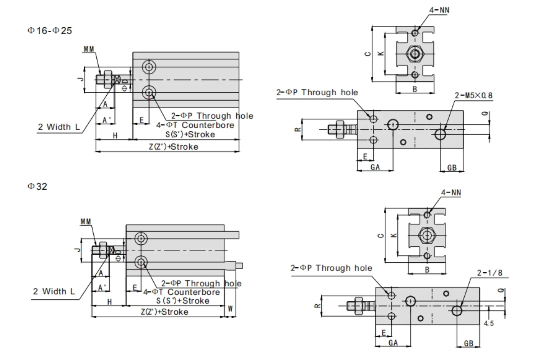 CU_CDU-Series-Free-Mounting-Cylinder-Dimension01