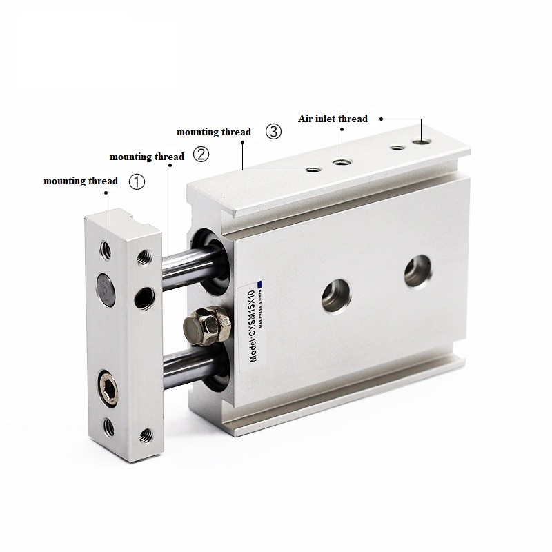 CXSM Dual-Rod Cylinders with Slide Bearings 2