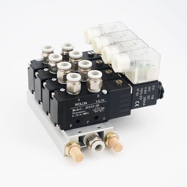 4V Series 2 Position 5 Port Single Control Solenoid Valve