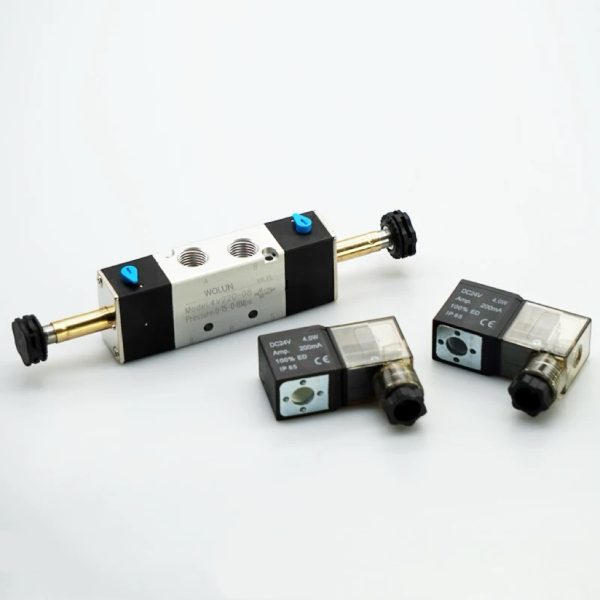 4V Series 3/2 Way 3V320-10 Double Coil Electric Control Solenoid Valve