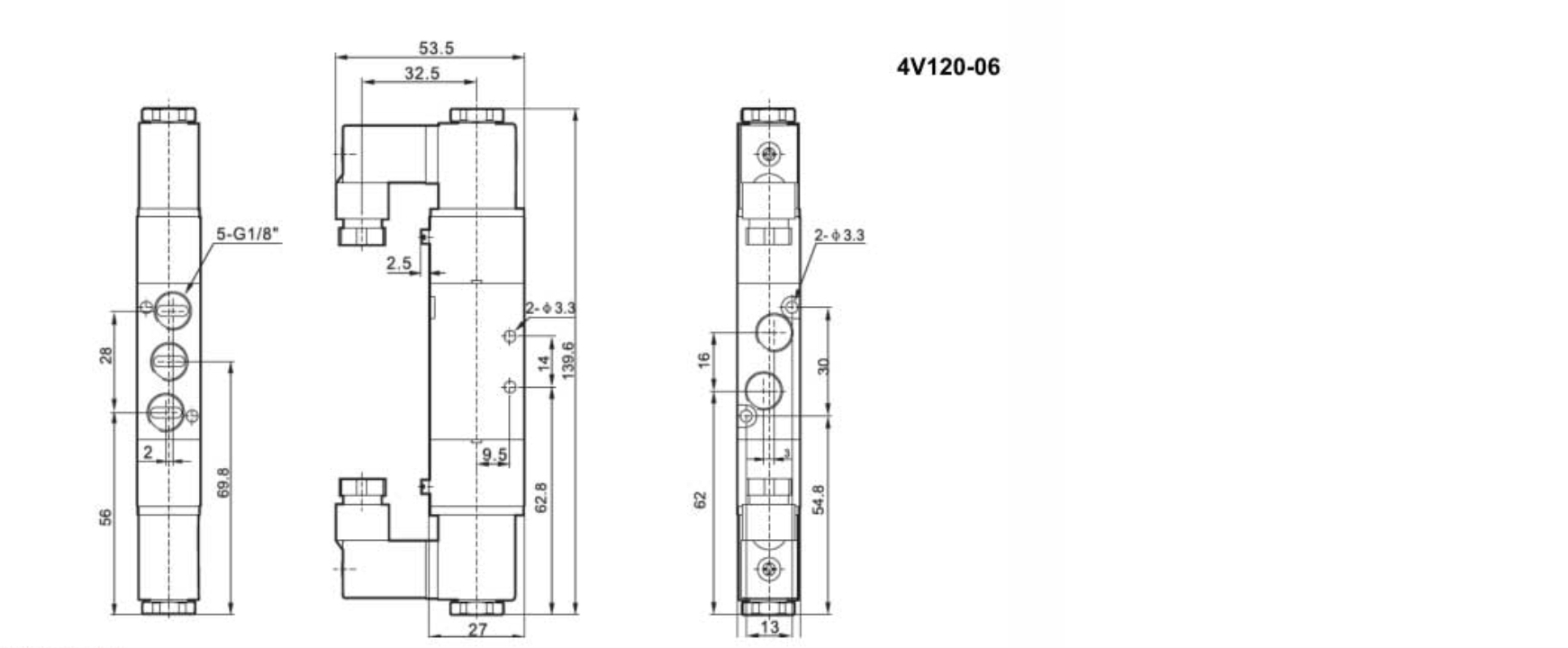 4v series 4v120-06 Solenoid Valve