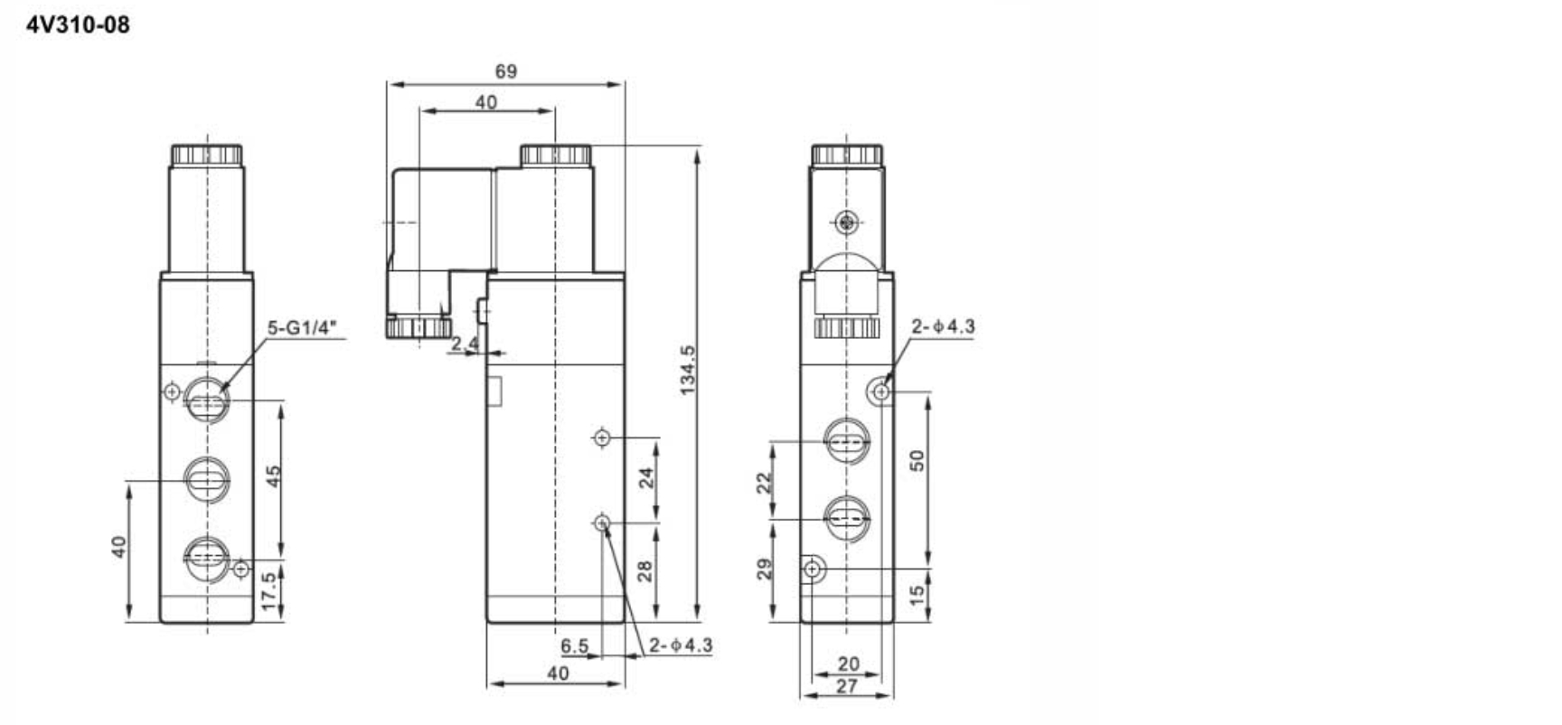 4v series4v310-08 Solenoid Valve