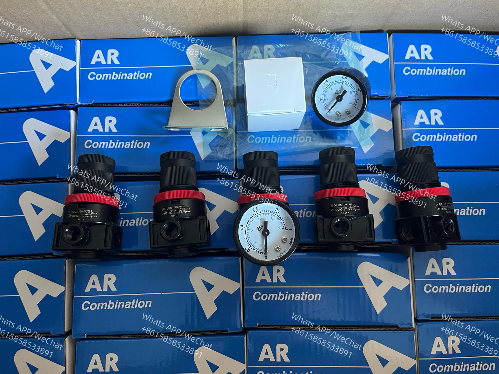 AR2000 cheap air source treatment unit Airtac type air pressure regulator