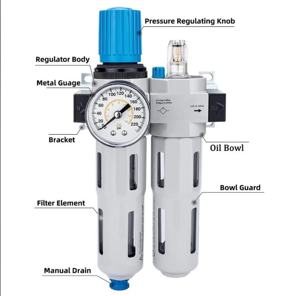 Festo-Filter-Regulator-Lubricator-FRC-12-D-MIDI