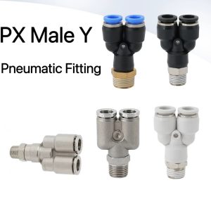 Px Series Male Y Pneumatic Air Fitting-Quick Connector Fitting