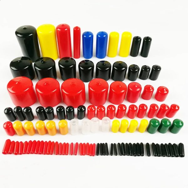 Sourcing RoHS Reach Flexible PVC Vacuum Cap Round Rubber End Cap for Tube-Pipe- Bolt, Screw Thread Protector