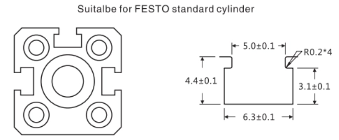 Suitalbe for FESTO standard cylinder