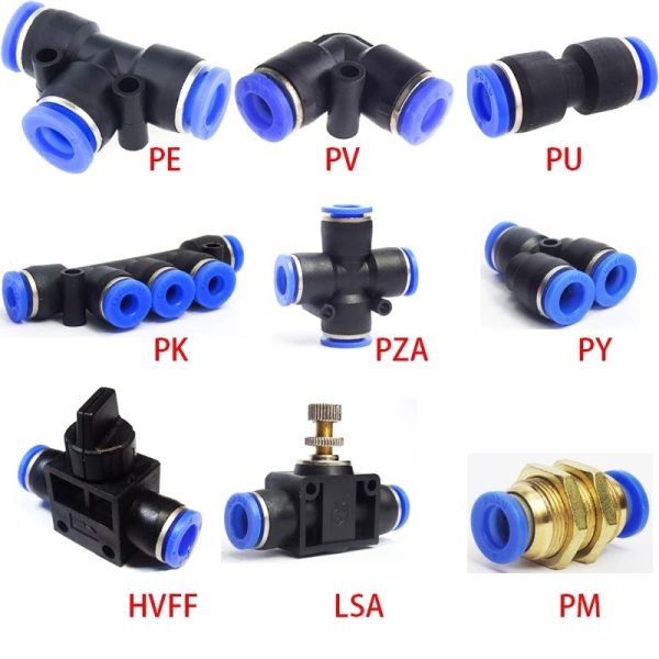 pneumatic push in air fittings