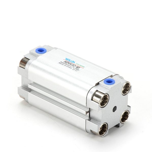 Advu Series Compact Pneumatic Air Cylinder Double Acting Pneumatic Compact Cylinder