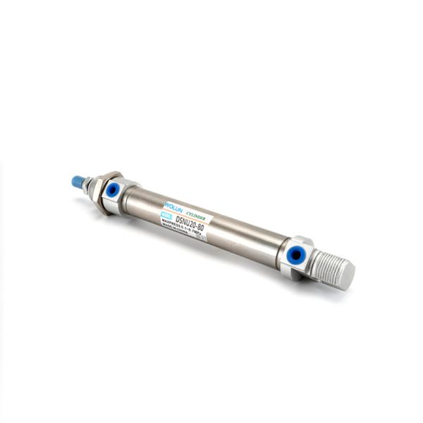 Dsnu25-100-Ppv-a Dsnu Mini Round Air Cylinder Stainless Steel Air Piston Cylinder Double Acting Pneumatic Cylinder