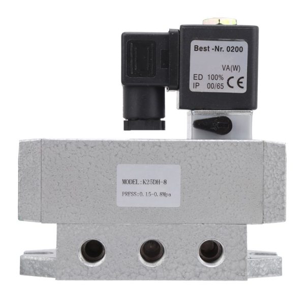 K25DH-08 5-2 way pneumatic Electric Control Change Valve