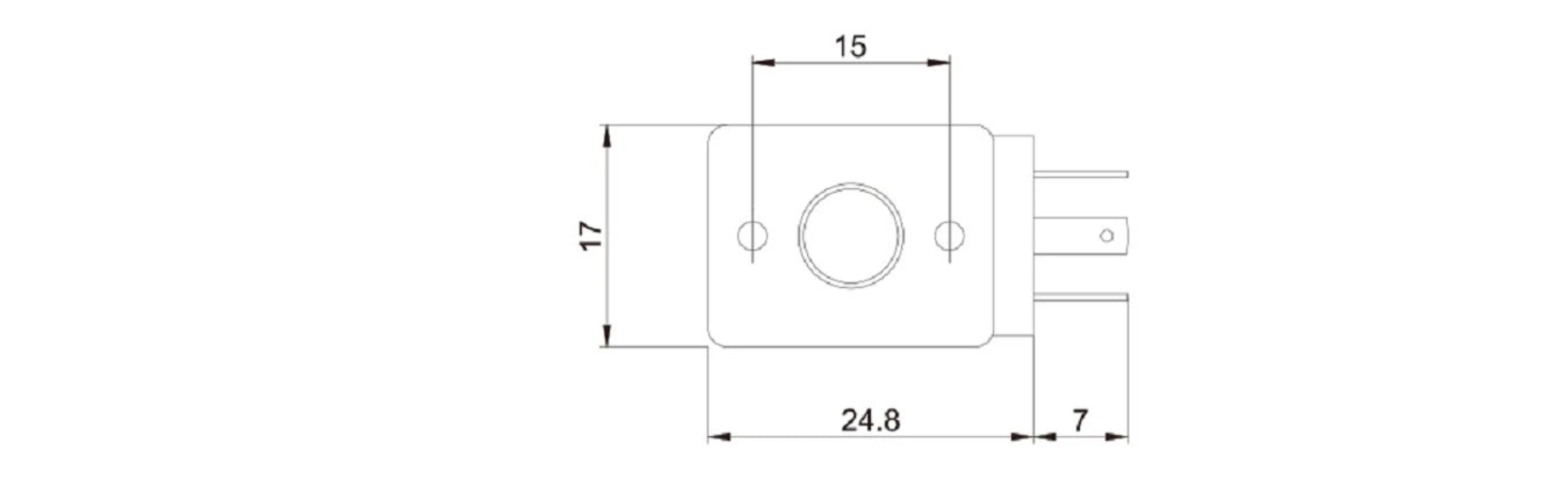 Dimension of Solenoid Valve Coil1