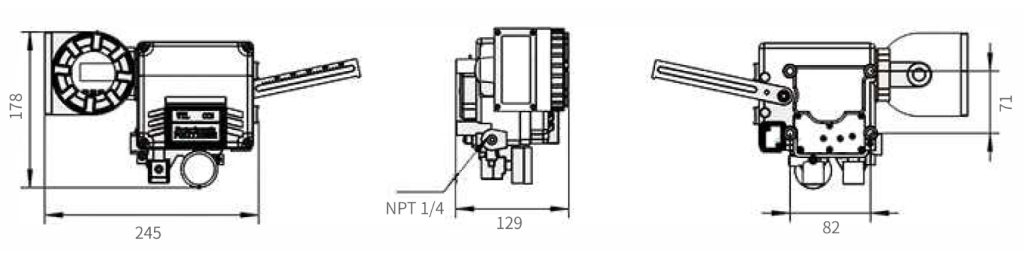 Electro-pneumatic positioner