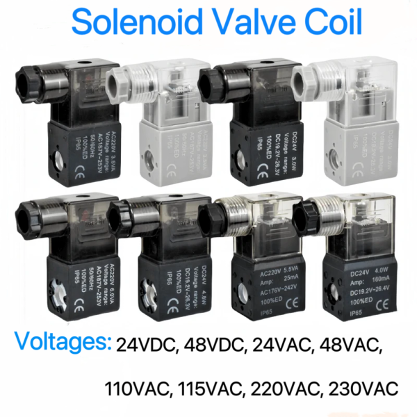 Pneumatic Valve Coil |AC/DC 12V/24V/36V/110V/220V3/80V