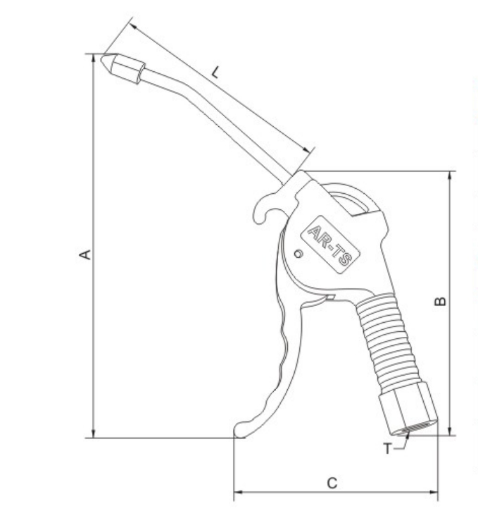 AR-TS red plastic air gun