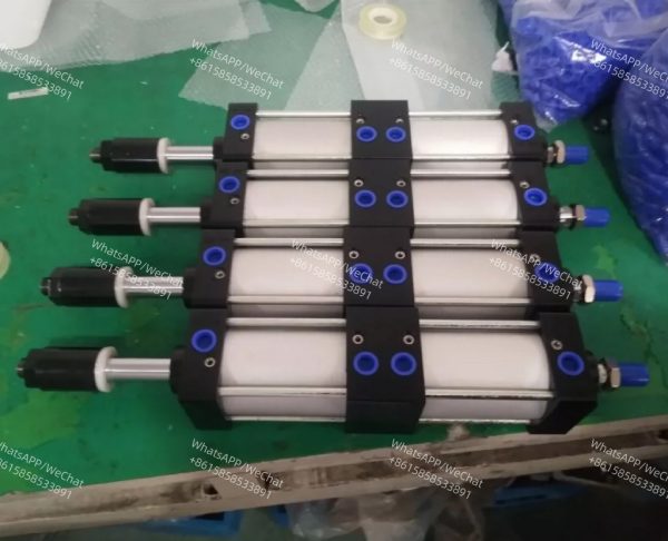 Aluminum Double Force Adjustable Standard Air Pneumatic Cylinder