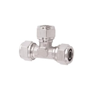 KLE Series pipe fitting pneumatic brass quick coupling three way fitting