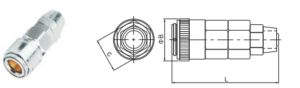 LSP Series self-locking type connector zinc alloy pipe air pneumatic fitting