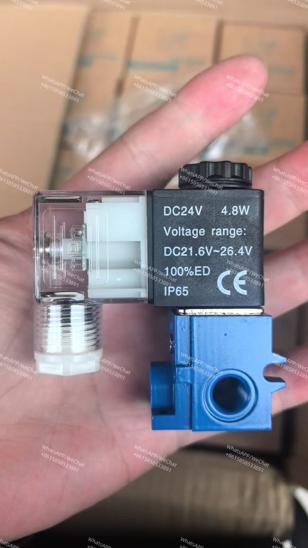 Mini válvula neumática solenoide 3/2v 1/8 220v