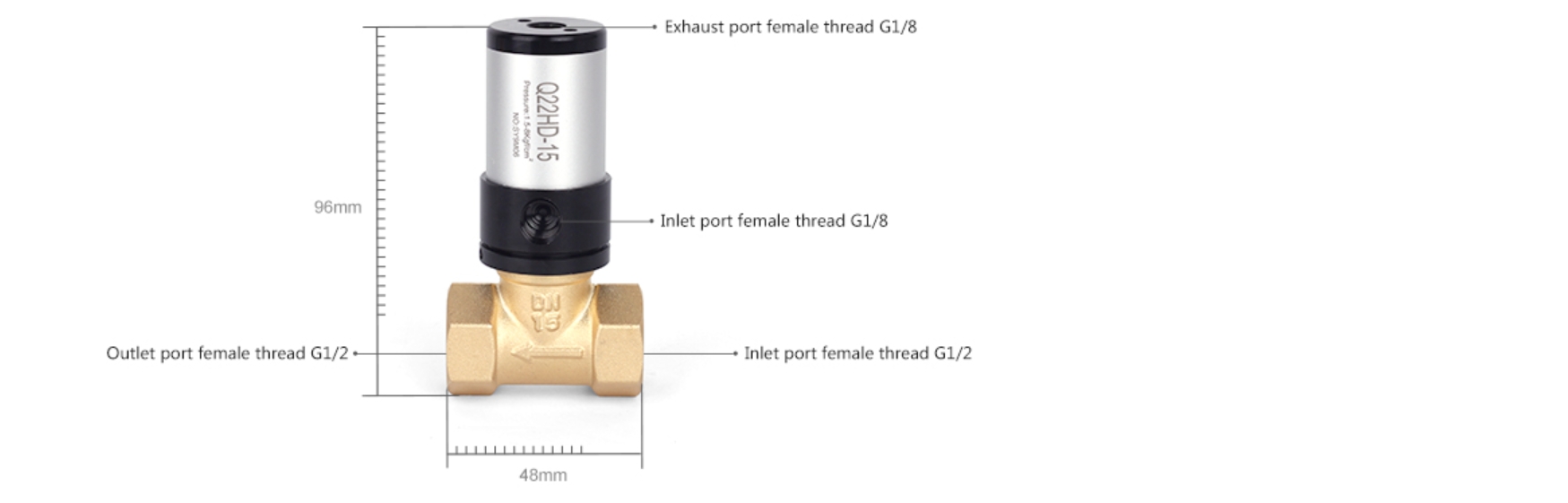 Q22HD-15 1/2'' Pneumatic Control Valve