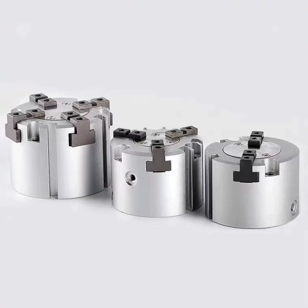 Mhs2/Mhs3/Mhs4 SMC Type Two-Claw Three-Claw Four-Claw Chuck Jaw Cylinder Finger Clamp Pneumaitc Cylinder