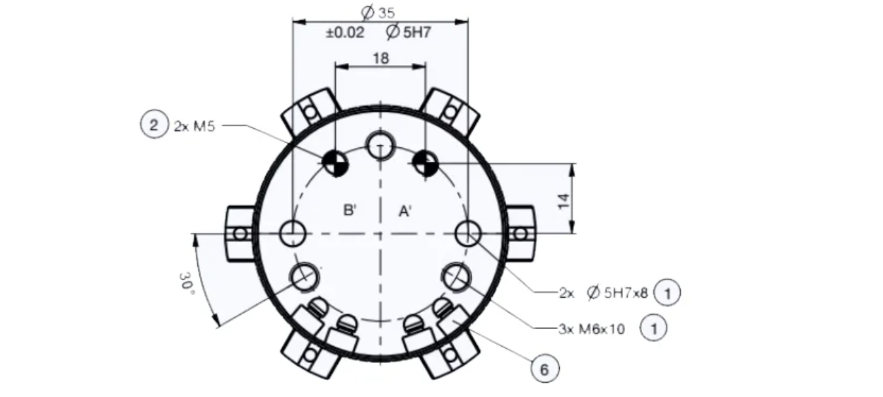 JX65-BGS65-B Fully automatic assembly of O-ring cylinders, 6-jaw cylinders, sealing ring assembly fixtures3