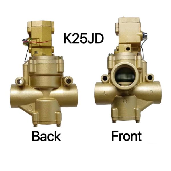 K25jd-15w Inline Mounted Dia G1/2" wolun Pneumatic Solenoid Valve