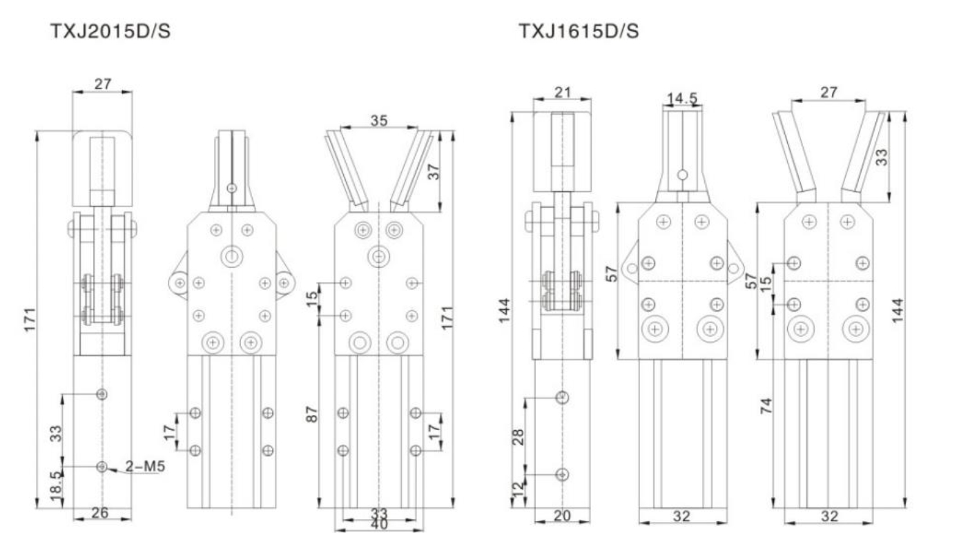 2025 Series Pneumatic Gripper