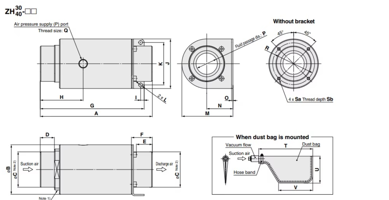 Dimensions of Air Amplifier 